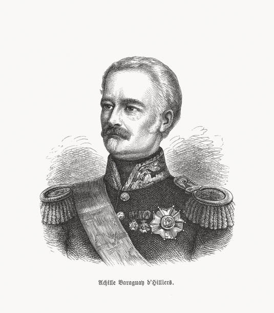 istock Achille Baraguey d’Hilliers (1795-1878), French marshal, wood engraving, published 1893 1284369122