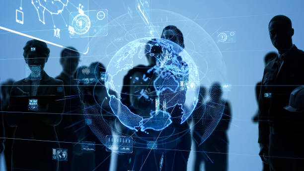 istock Business network concept. Group of businessperson. Teamwork. Human resources. 1284372732
