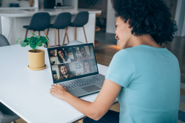 istock Friends in video call 1284374133