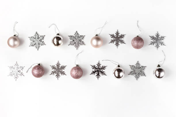 istock Christmas and winter Holidays greeting card, background and frame.Flat lay 1284382282