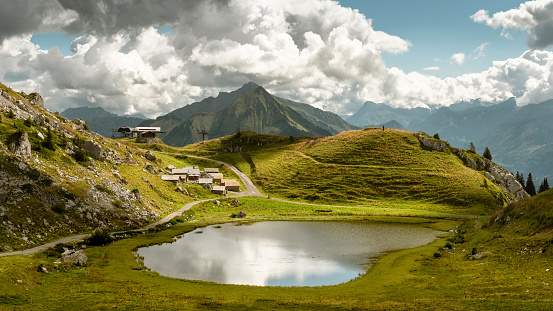 Landscape of Swiss Alps