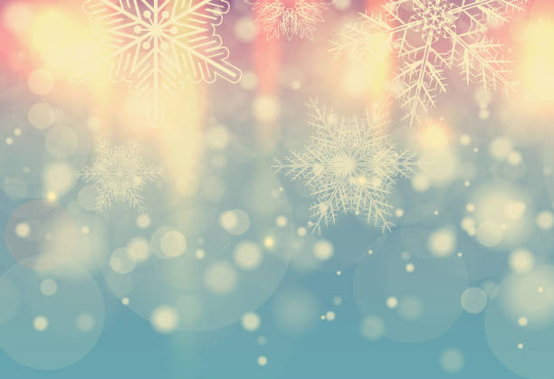 istock Christmas background with snowflakes 1284384816