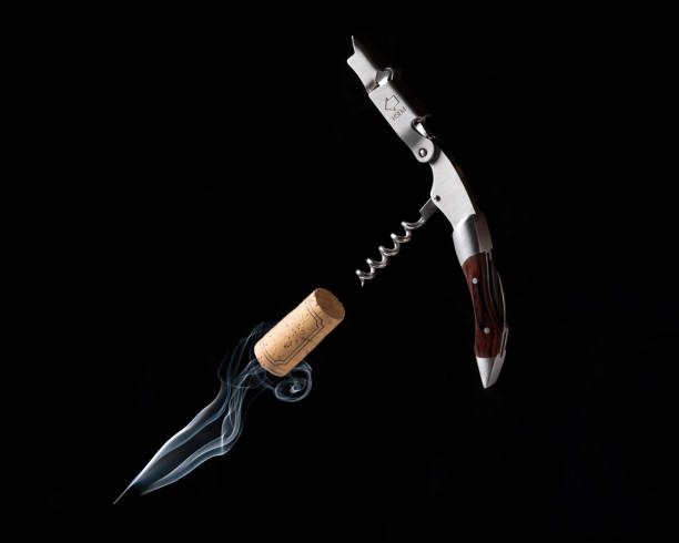 istock Wine opener and a cork 1284388998
