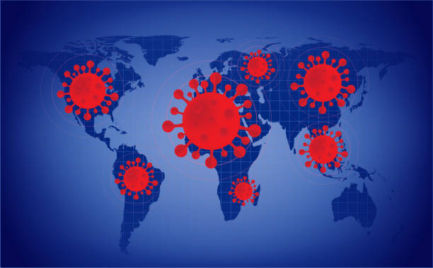istock Coronavirus disease, COVID-19. Pandemic risk on world map 1284392735