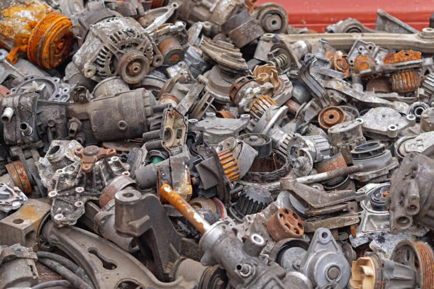 istock Car parts recycling 1284394209