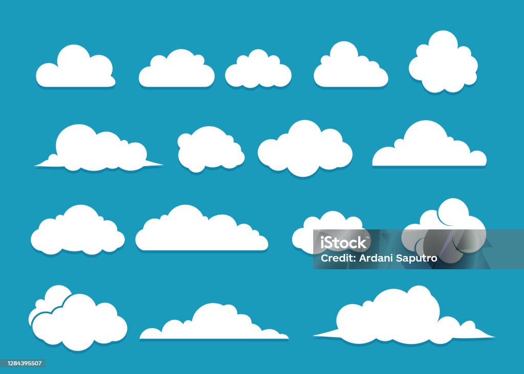 Element Awan Vector Ikon Vektor Set Awan Vektor Stok Ilustrasi Stok - Unduh Gambar Sekarang ...