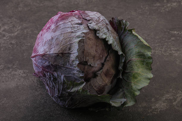 istock Natural ripe Organic violet cabbage 1284399233