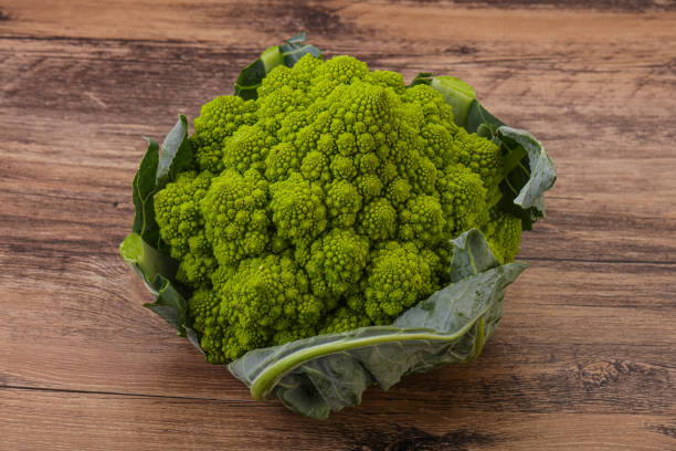 istock Vegan organic food - Romanesco cabbage 1284399256