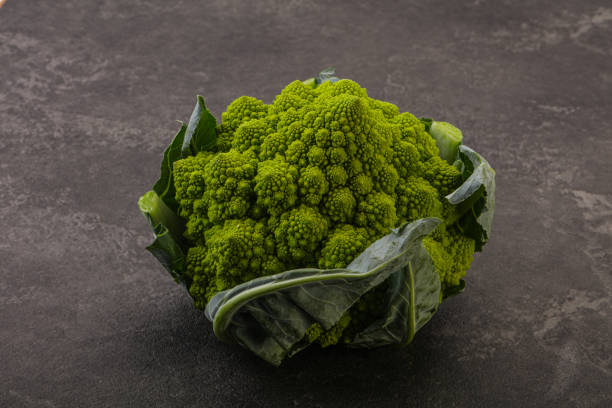 istock Vegan organic food - Romanesco cabbage 1284399683
