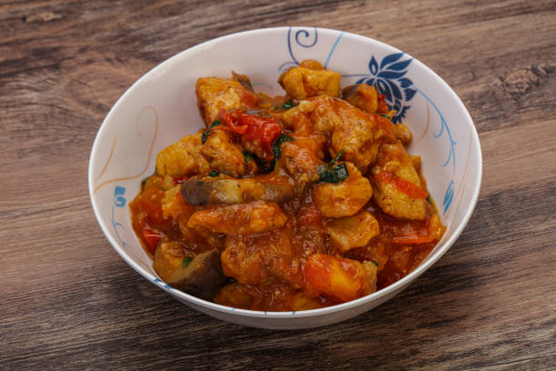 istock Chicken with oyster sauce and vegetables 1284399894