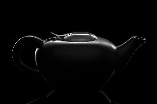 A Traditional Whistling Kettle just on the Boil