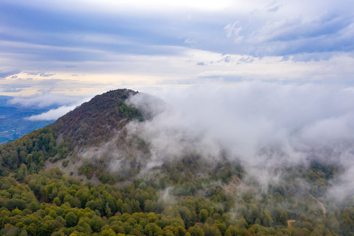 Mystery landscape of Zhagana Stone Mountains(扎尕那) in Gannan, China