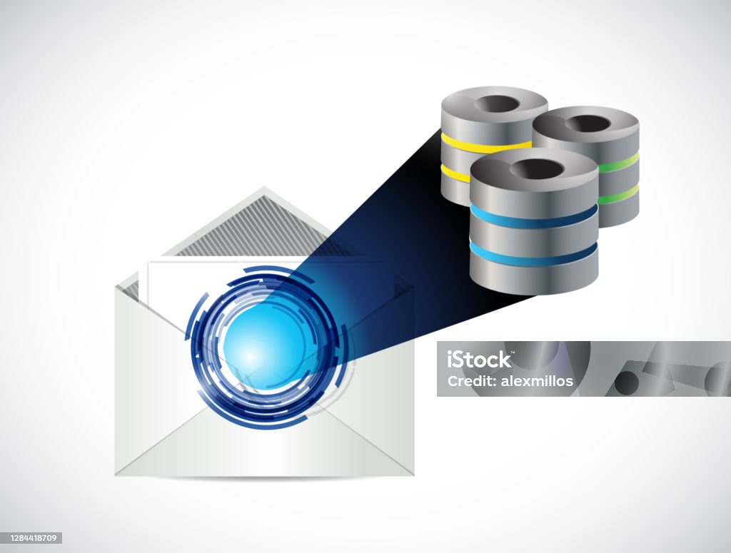 Mail Servers Illustration Design Stock Illustration - Download Image ...