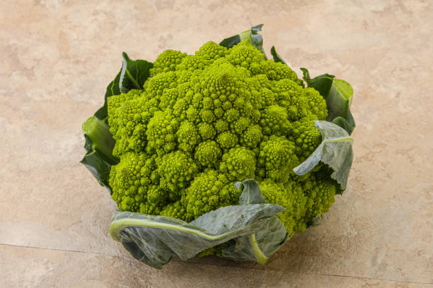 istock Vegan organic food - Romanesco cabbage 1284424725