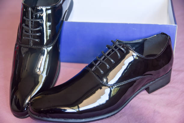 Men's shoes stock photo
