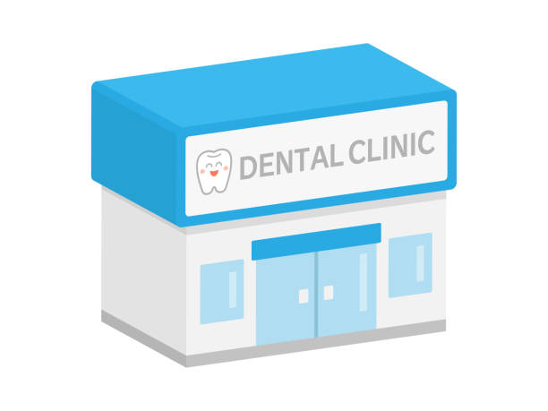 3D icon of dentist. 3D icon of dentist. dentists office stock illustrations