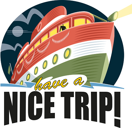 All elements were layered seperately...
Easy editable cruise ship vector illustration..