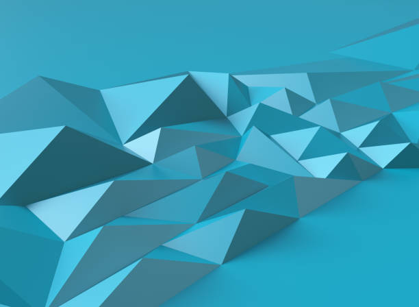 istock Abstract background of polygons on white background 1284445536