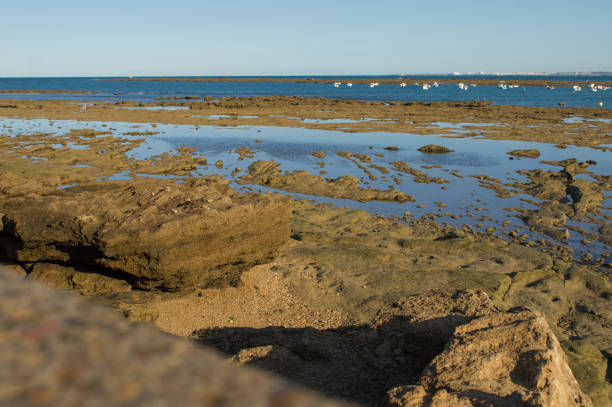 The shoreline of Cadiz, Spain