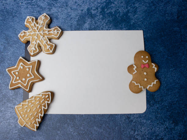 istock Gingerbread cookies,Christmas holidays background 1284452043
