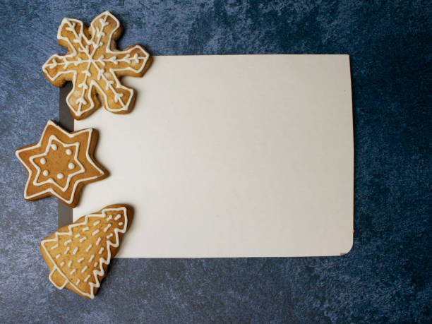 istock Gingerbread cookies,Christmas holidays background 1284452063