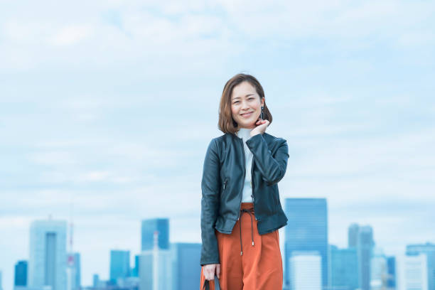 istock Office casual style woman smiling 1284453182