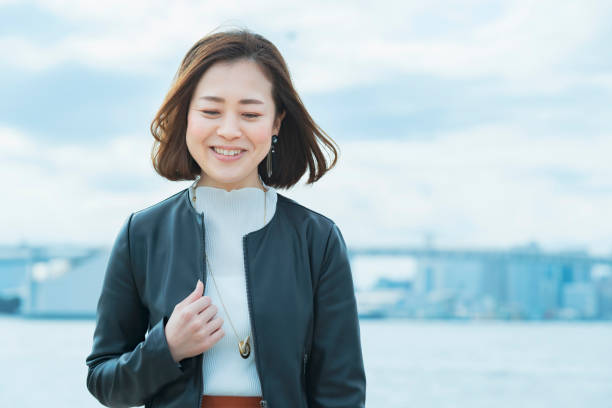 istock Office casual style woman smiling 1284454142