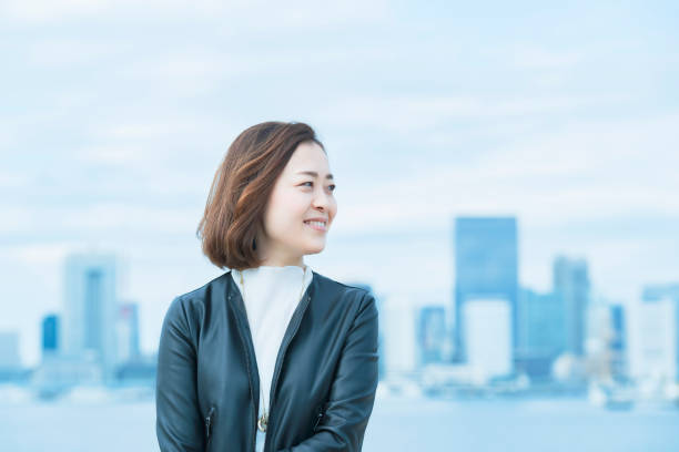istock Office casual style woman smiling 1284454304