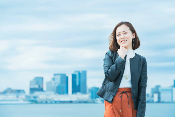 istock Office casual style woman smiling 1284454381