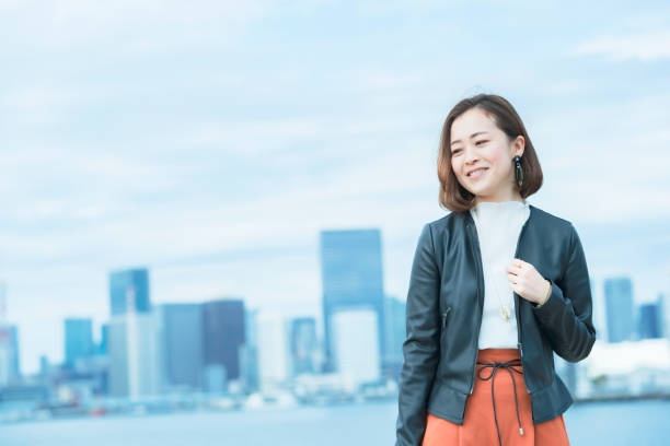 istock Office casual style woman smiling 1284454407