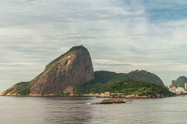 istock Sugarloaf mountain under light blue cloudscape, Rio de Janeiro, Brazil. 1284463148