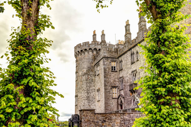 zamek kilkenny w kilkenny ireland - kilkenny city zdjęcia i obrazy z banku zdjęć