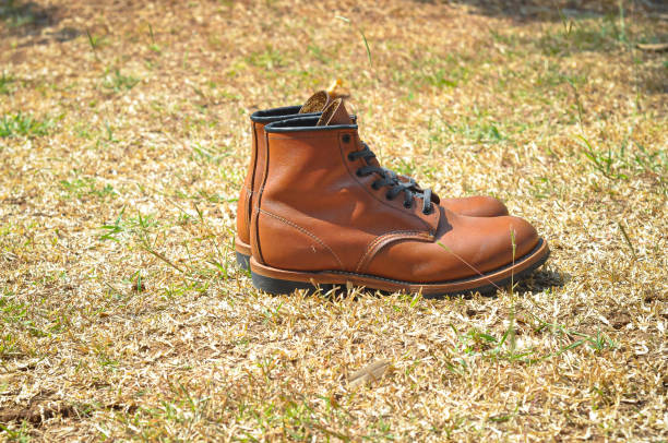 istock A pair of beautiful brown boots 1284470474