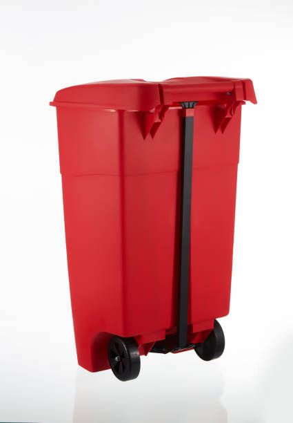 istock A picture of a large red rubbish bin with wheels on 1284473205