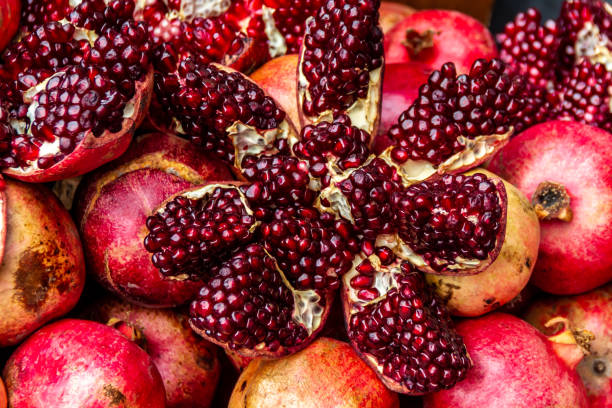istock Fresh harvested juicy pomegranate 1284478899