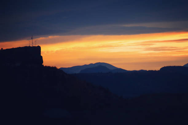 Colorado Sunset Fall sunset in Castle Rock, Colorado. Castle Rock stock pictures, royalty-free photos & images