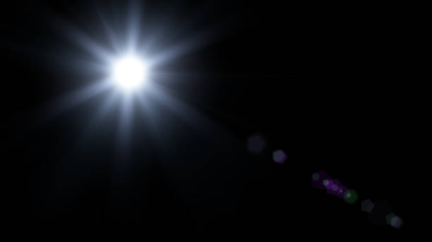 istock Overlay, flare light transition, effects sunlight, lens flare, light leaks 1284491835