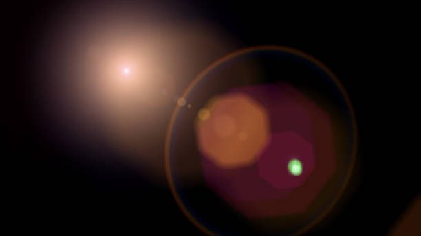 istock Overlay, flare light transition, effects sunlight, lens flare, light leaks 1284491844
