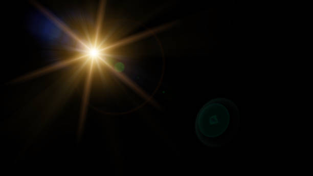 istock Overlay, flare light transition, effects sunlight, lens flare, light leaks 1284491855