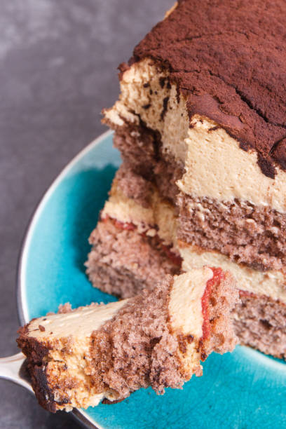 istock Tiramisu cake for different occasions. Delicious dessert 1284502058