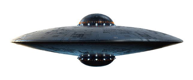3d rendering of ufo