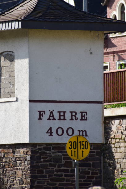 istock ferry sign in Klotten on the Moselle 1284521211