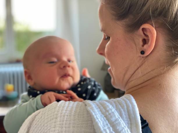 istock Mother with her baby boy 1284522247