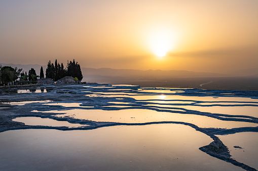 Thermal springs and terraces of Pamukkale, Turkey