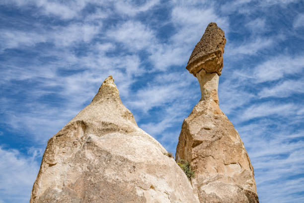 istock Fairy Chimneys rock formations in Pasabag or Monks Valley, Cappadocia, Turkey. 1284522484