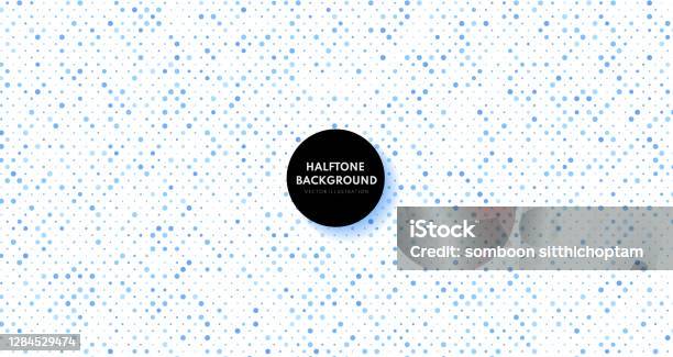 Abstract Minimal Blue Random Dotted Pattern On White Background Simple ...