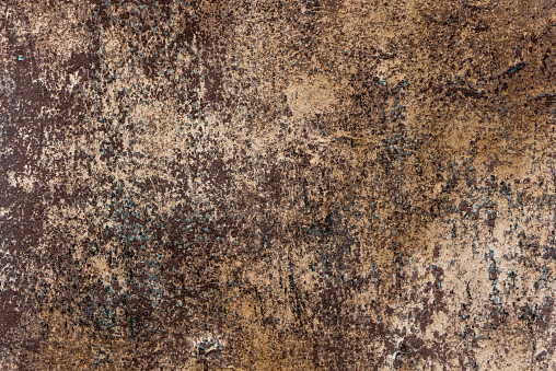 Horizontal image Rusty iron Metal rusty wall background