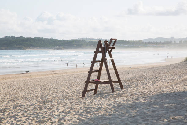 istock Lifeguard Chair at Somo Beach; Santander 1284536219