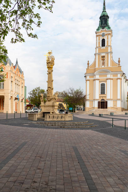 istock Old Town Square in Szekszard, Hungary 1284540540