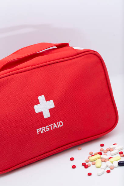 istock first aid kit and medical drugs 1284542295